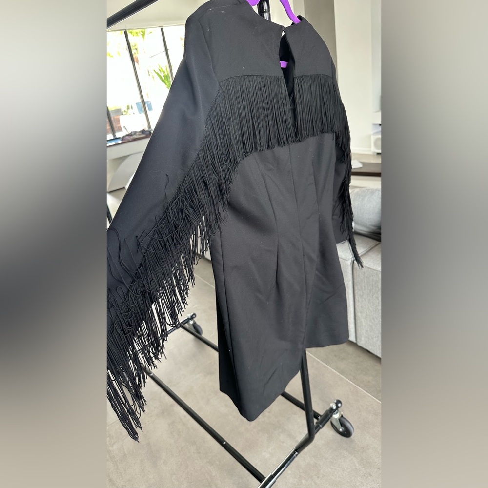 Zara  Elegant  dress with fringes